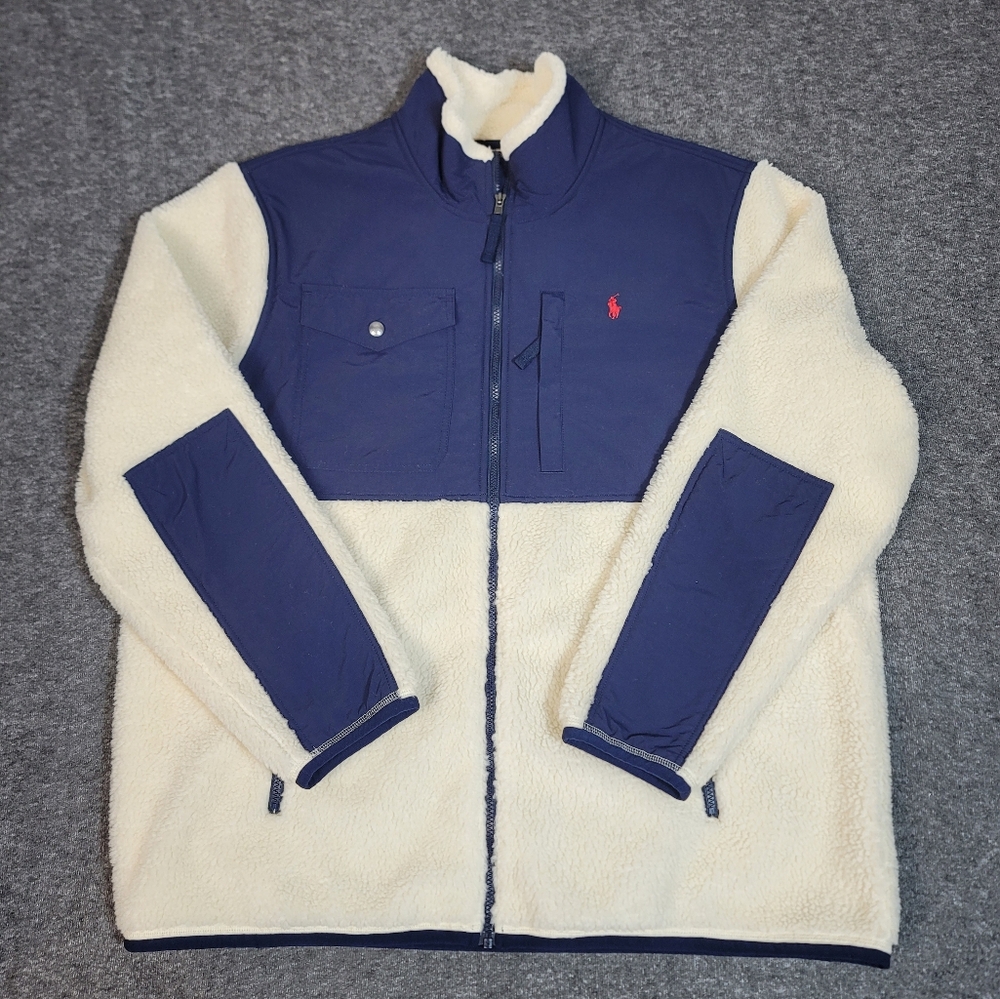 Polo by Ralph Lauren Navy and Cream Jacket
